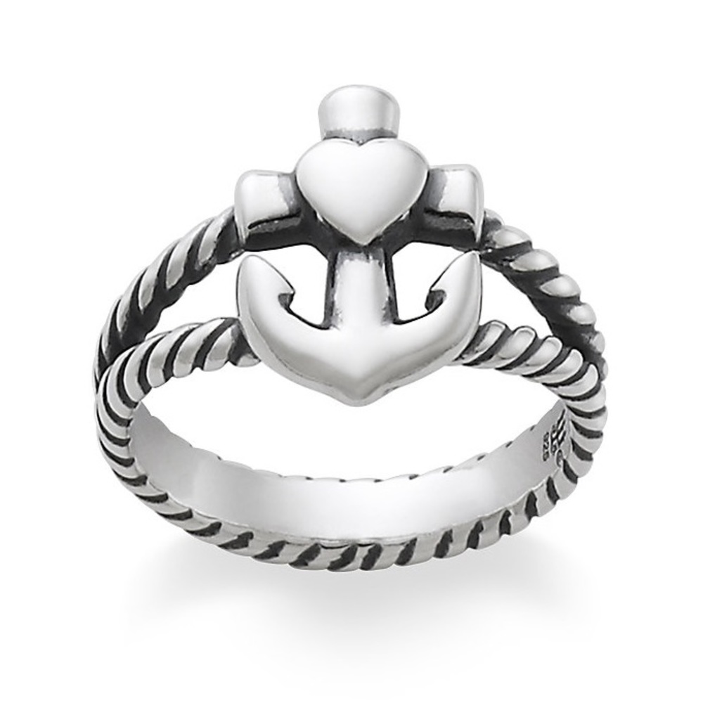 James Avery Anchor Heart Ring